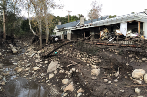 Ellen Gets Emotional Over Mudslide Devastation Near Montecito Home