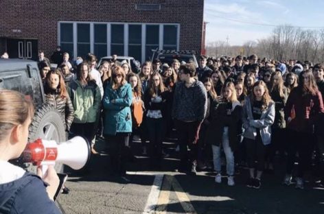 RCAS students participate in Nationwide School Walkout