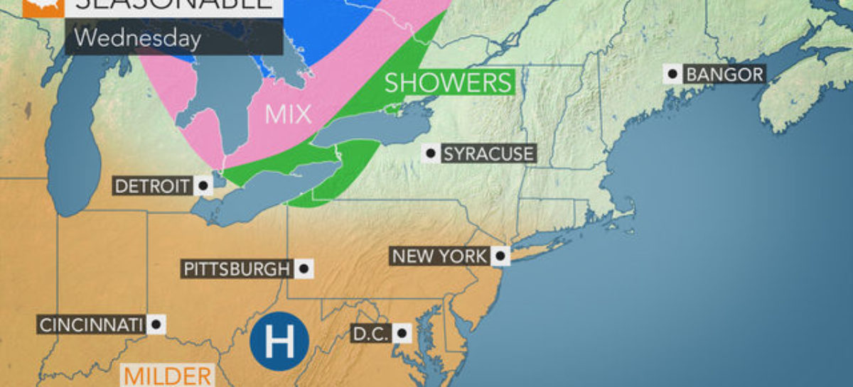 Light snow tonight, then a true spring-like warmth by late week