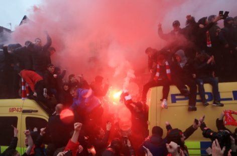 Roma fans arrested on suspicion of attempted murder