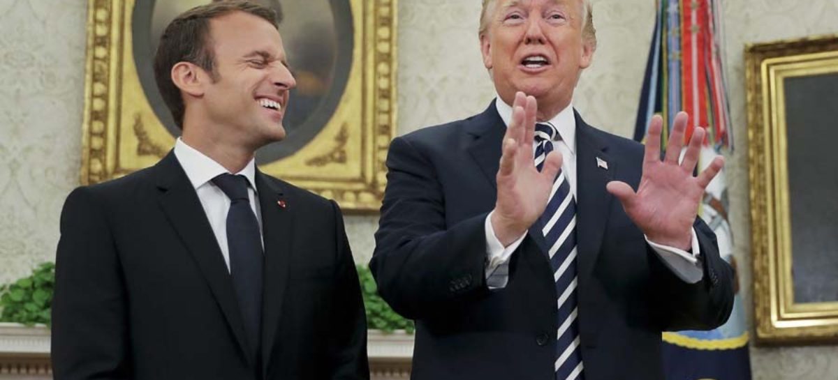 United States should not ditch Iran deal without new accord: Emmanuel Macron