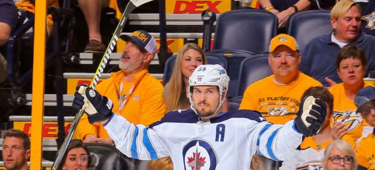 Jets grab series lead with 7-4 win over Predators